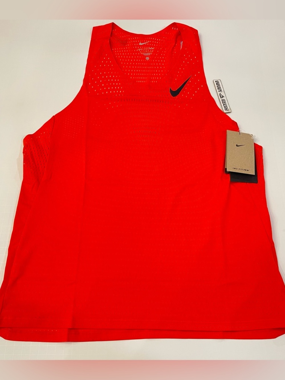 Nike Aeroswift Dri-Fit ADV Running Singlet Red